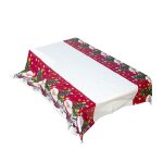 Nappe de nol et nouvel an, dcorations de table a manger de cuisine, couverture de table de fte impermable, ...
