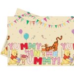 Nappe plastique winnie alphabet(tm)