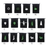 Nappe de table de divination pendule, tapis de cartes runes, tapis de table d'autel, sac de flanelle ...