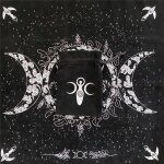 Nappe de tarot pour divination, tapis de cartes pour tarot, pendule, pentacle, runes magiques, pour autel, ...