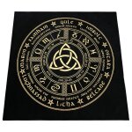 Nappe de tarot pliable en flanelle, pendule de divination, tapis de table mystérieux en flanelle, autel, ... Nappe de tarot pliable en flanelle, pendule de divination, tapis de table mystérieux en flanelle, autel, ...