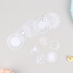 Napperon de table en tricot blanc, 2 pièces, 1:12, mini maison de poupée, modèle de scène, décor de meubles ... Napperon de table en tricot blanc, 2 pièces, 1:12, mini maison de poupée, modèle de scène, décor de meubles ...