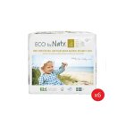 Naty - lot de 6 paquets de couches taille 4 maxi 7 - 18 kg 26 pcs Naty - lot de 6 paquets de couches taille 4 maxi 7 - 18 kg 26 pcs