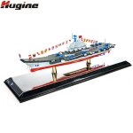 Mod�le de navire de guerre en alliage kdw 1:1000 simulation de bateau avec base, jouets de loisirs pour ...