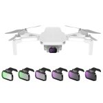 Neewer packs de 6 filtres nd compatible avec dji mini 4k / 2 / mavic / se / 2 se, pour objectif de drone, ...