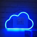 N�on, panneau led nuage, lampes eclair, assiettes d'amour, l�vres, lampe, d�coration murale pour no�l, ...