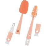 De nettoyage, 2 pcs a bouteilles avec long manche, brosses de eponge pour gobelets, multifonctionnelle ...