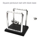 Newton's berceau dcor de table, pendule en mtal, boule de newton, physique, science, pendule en acier, ...
