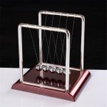 Newton's berceau en mtal, dcor de table, pendule, boule, physique, science, pendule, bureau en acier, ...