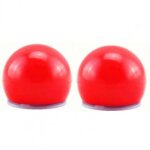 Nez de clown dcoratif rouge brillant, 2 pices, accessoire de dguisement