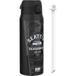 Nfl eagles bouteille d'eau en acier lgre, 600 ml / 20 oz, non isole, etanche, facile a ouvrir, verrouillage ...