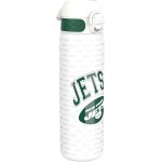 Nfl jets bouteille d'eau en acier lgre, 600 ml / 20 oz, non isole, etanche, facile a ouvrir, verrouillage ...