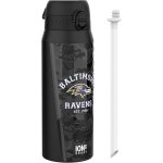 Nfl panthers bouteille d'eau en acier lgre, 600 ml / 20 oz, non isole, etanche, facile a ouvrir, verrouilla ...