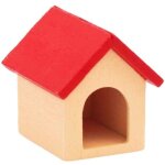 Niche pour chien miniature - 4 x 4 x 5 cm - rico design bois