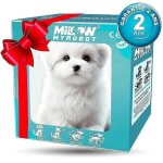 Nico le chien robot, ma poup��e chiot robot r��aliste, une peluche interactive et adorable qui se comporte ...