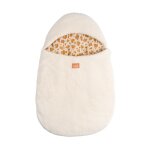 Nid d'ange bébé 5 attaches en sherpa et intérieur gaze de coton Nid d'ange bébé 5 attaches en sherpa et intérieur gaze de coton