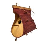Nid d'oiseau suspendu en bois naturel, cage a oiseaux, lieu de repos, boîte d'extérieur murale, décor ... Nid d'oiseau suspendu en bois naturel, cage a oiseaux, lieu de repos, boîte d'extérieur murale, décor ...