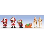 Noch - 15920 - mod�lisme ferroviaire - p�re no�l - 5 figurines et accessoires - noch