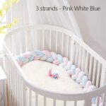 Noeud de protection pare - chocs pour bb, 3m, fait a la main, tissage en peluche, oreiller pour bb, ...