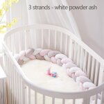 Noeud de protection pare - chocs pour bb, 3m, fait a la main, tissage en peluche, oreiller pour bb, ...