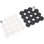 Noir et blanc backgammon echecs plastique backgammon checkers enfants jouet diam�tre 22mm