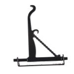 Noir en mtal crochet cintre semblant jouer mur cintre meubles jouets pour enfants 1: 6 poupes 1:12 ...