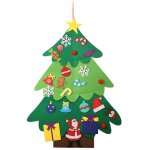 Non tiss feutr arbre de nol enfants sapin de nol a monter soi mme jouet tenture murale ornements ...