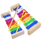 Notes xylophone en bois education jouet musical pour enfants, l