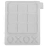 Noughts and crosses jeu silicone moule 3d echiquier moule r�sine miroir moule boeuf jeu d�echecs moule ...