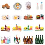 Nourriture miniature de supermarché pour maison de poupée, snacks, crème glacée, pain, hamburger, boisson ... Nourriture miniature de supermarché pour maison de poupée, snacks, crème glacée, pain, hamburger, boisson ...