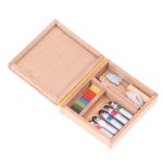 Nouveau 1:12 maison de poupe miniature artiste peinture stylo bois bote jouets pour poupes