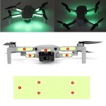 Nouveaux autocollants lumineux fluorescents pour drones dji mavic mini / mini 2, accessoires de vol de ...
