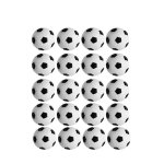 Nouveau baby - foot football jeu baby - foot machine en plastique accessoires lot de 20 (noir et blanc, ... Nouveau baby - foot football jeu baby - foot machine en plastique accessoires lot de 20 (noir et blanc, ...