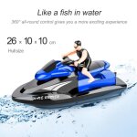 Nouveau bateau de pche tlcommand a vitesse fixe, 20 km / h, leurre intelligent rc