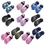 Nouveaux enfants mode impression gants de ski hiver neige snowboard coupe - vent imperméable mitaine ... Nouveaux enfants mode impression gants de ski hiver neige snowboard coupe - vent imperméable mitaine ...