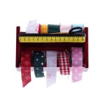 Nouveau kit de ruban a coudre miniature 1:12 pour maison de poup�e, bo�te en bois, cadre en bois, etag�re, ...