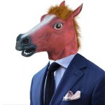 Nouveau masque de tte de cheval latex prop style toys party halloween