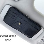 Nouveau support de rangement de pare soleil de voiture, clip de visire de style de voiture porte lunettes ...