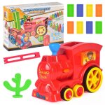 Nouveau mod�le de voiture electrique domino, blocs de pose automatique, train avec son, jouets educatifs ...