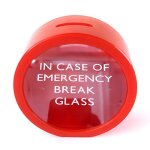 Nouveaut coffre fort rouge, tirelire, tirelire, stockage de pices de monnaie d'urgence, tirelire pour ...