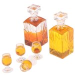 Nouvelle mini bouteille de vin miniature sc�ne alimentaire, mod�le maison de poup�e, accessoires de poup�e ...