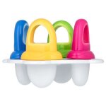 Nuby gla�ons aux fruits frais du jardin, 6 mois et plus, paquet de 4