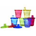 Nby - id91121a - lots de biberons - lot de 6 gobelets pp 180 ml - bec medium