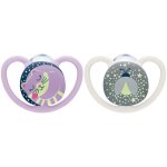 Nuk 2 sucettes space 6 - 18m nuit