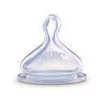 Nuk 2 tetines silicone base large serenity + 6 - 18 m xl lait et cereales Nuk 2 tetines silicone base large serenity + 6 - 18 m xl lait et cereales