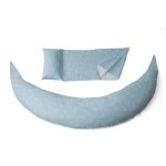 Nuvita baby coussin de grossesse et d'allaitement dreamwizard multifonctionnel gris / motifs