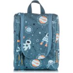 Nzqaf - trousse de toilette pour enfants / bb, sans pfc, dperlant, a suspendre (bleu - univers)