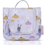Nzqaf - trousse de toilette pour enfants / bb, sans pfc, dperlant, a suspendre (lilas - ballerine) ...