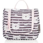 Nzqaf - trousse de toilette pour enfants / bb, sans pfc, dperlant, a suspendre (ray - chat)