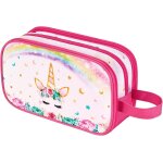 Nzqaf - trousse de toilette enfant - licorne sac de toilettes trousses de toilette bebe pour voyage dplacemen ...